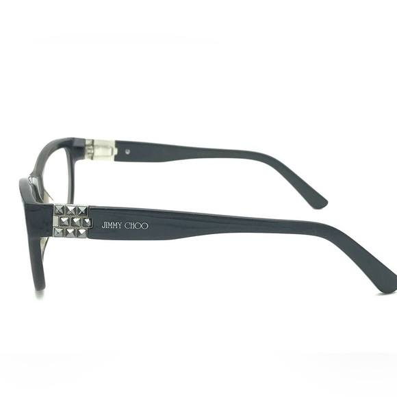 Jimmy Choo Clear Gray Wayfarer Glasses W Crystals❤️❤️❤️❤️ - Picture 1 of 9